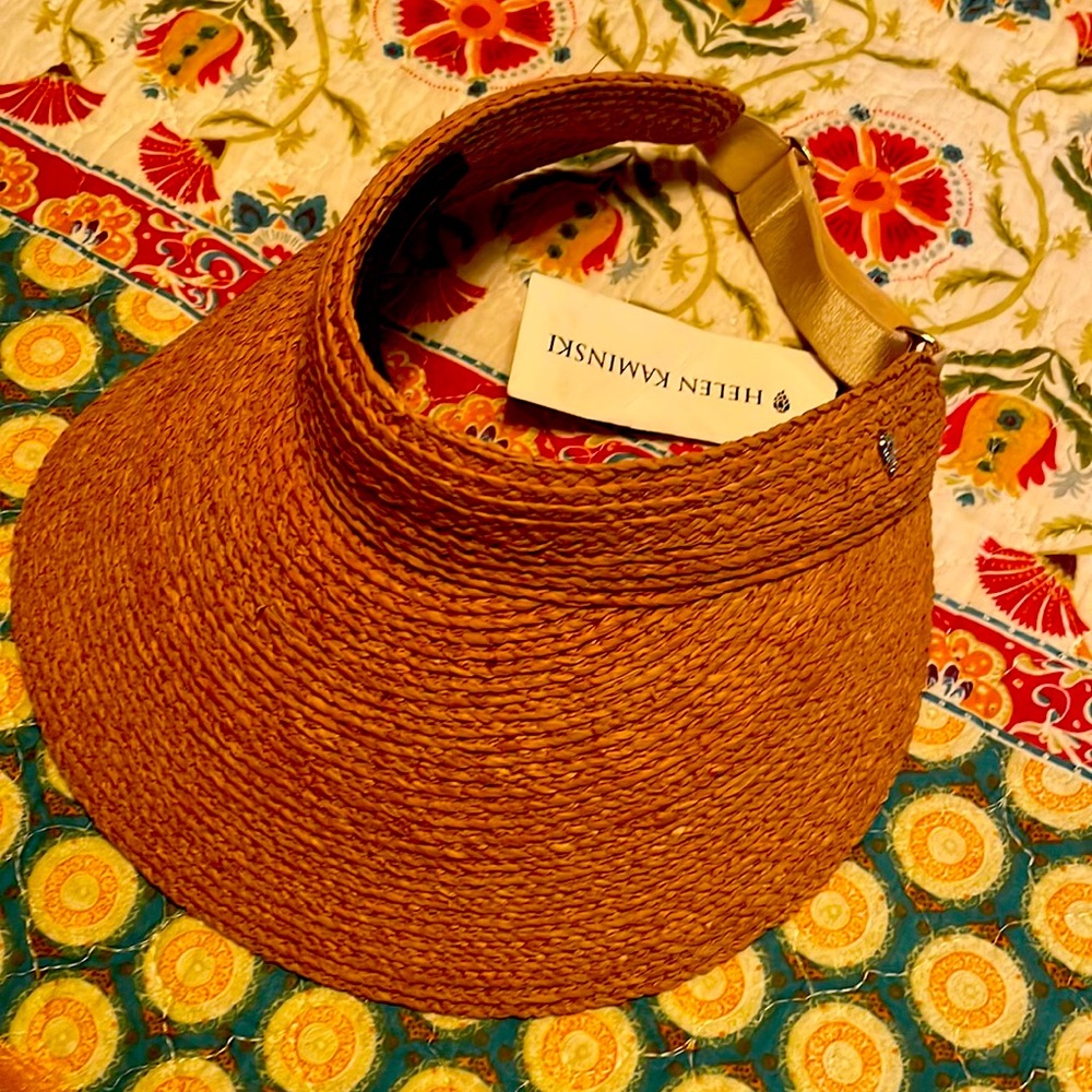 Helen Kaminski visor, brand new with tags. Super cute